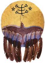 Baha'i Indian Ringstone Shield